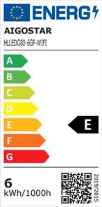 E27 LED lamp - Dimbaar - Filament lamp - 6W - Aigostar, Verzenden, Nieuw