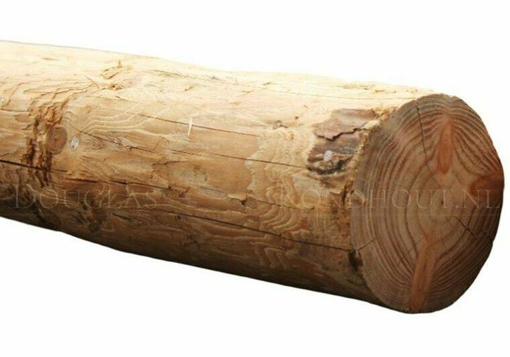 Douglas rondhout palen geschild | Diameter 13/14 cm, Leng..., Doe-het-zelf en Verbouw, Hout en Planken, Nieuw, Verzenden