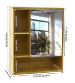 Bamboe Badkamer Spiegelkast – Natuurlijke Wandkast, Huis en Inrichting, Kasten | Overige, Verzenden, Nieuw