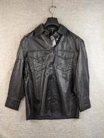 Mango black faux leather shirt, Kleding | Dames, T-shirts, Verzenden, Nieuw