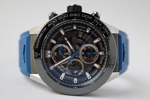 Horloge Tag Heuer Carerra 01, 06/2023 Full set, goede staat, Sieraden, Tassen en Uiterlijk, Horloges | Heren, Kunststof, Zo goed als nieuw