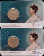 Nederland. Wilhelmina. 1/2 Gulden 1922/1930, 2 x Coincard,, Postzegels en Munten, Munten | Nederland