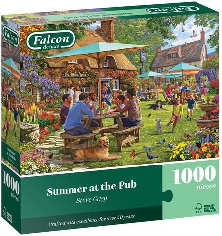 Summer at the Pub Puzzel (1000 stukjes) | Falcon - Puzzels, Hobby en Vrije tijd, Denksport en Puzzels, Nieuw, Verzenden
