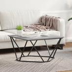 vidaXL Salontafel 80x80x45 cm bewerkt hout grijs sonoma, Huis en Inrichting, Tafels | Salontafels, 50 tot 100 cm, Verzenden, Nieuw