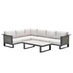 Garden Impressions Gabon hoek loungeset 4-delig - taupe, Tuin en Terras, Tuinsets en Loungesets, Verzenden, Nieuw