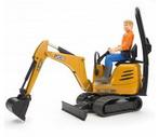 Bruder JCB mini graafmachine met bouwvakker, Ophalen of Verzenden, Nieuw