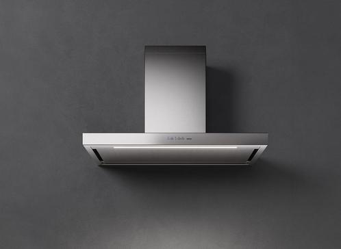 Falmec PLANE PLUS 90 rvs  afzuigkap wand, Witgoed en Apparatuur, Afzuigkappen, Vrijstaand, Wandschouwkap, Nieuw, Recirculatie