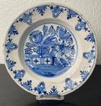 Delfts bord - Emaille bord - Keramiek, Glazuur, Aardewerk, Antiek en Kunst