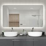 Badkamerspiegel met LED verlichting ambiance dimbaar  touch, Huis en Inrichting, Badkamer | Badkamermeubels, 50 tot 100 cm, Nieuw