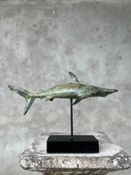 sculptuur, NO RESERVE PRICE - Bronze patinated Hammerhead, Antiek en Kunst