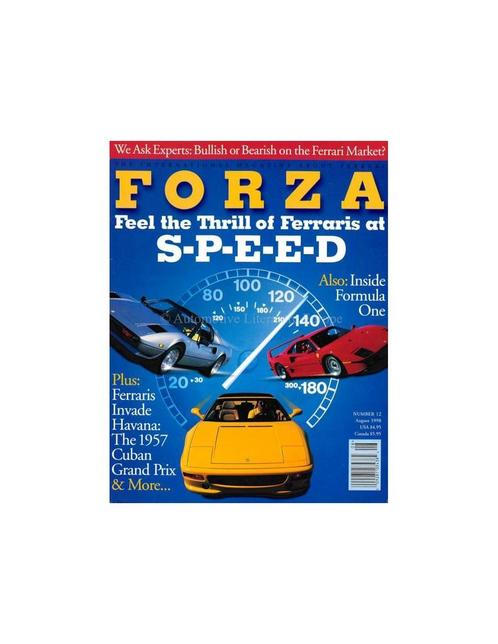 1998 FERRARI FORZA MAGAZINE 12 ENGELS, Boeken, Auto's | Folders en Tijdschriften, Ferrari