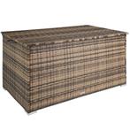 Kussenbox Oslo met aluminium frame 145x82,5x79,5cm - natuur, Tuin en Terras, Verzenden, Nieuw