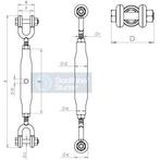 roestvaststaal draadspanner m10 rvs, Verzenden, Nieuw