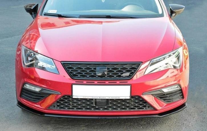 Voorspoiler Seat Leon FR 5F Maxton Design glans zwart V.2, Auto-onderdelen, Carrosserie en Plaatwerk, Ophalen of Verzenden