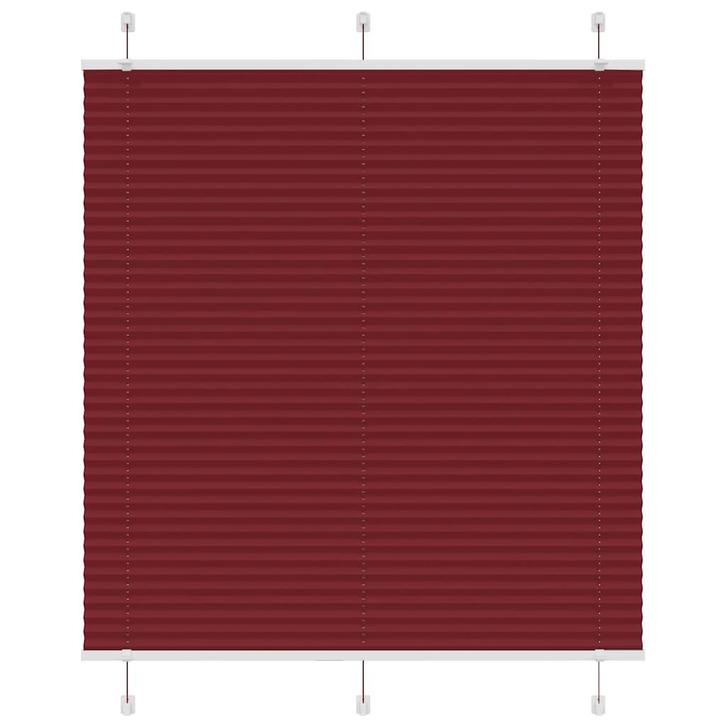 vidaXL Plissé rolgordijn 115x150cm stofbreedte 114,4cm, Huis en Inrichting, Stoffering | Gordijnen en Lamellen, Rood, Nieuw, Verzenden