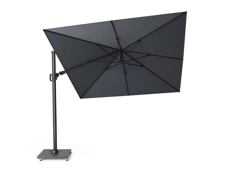 Platinum Challenger T2 3 x 3 m Zweefparasol Antraciet Incl., Tuin en Terras, Parasols, Zweefparasol, Zo goed als nieuw, 2 tot 3 meter