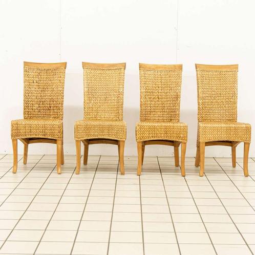 (4) Gevlochten Stoelen, Huis en Inrichting, Stoelen, Ophalen of Verzenden