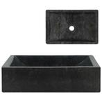 Gootsteen Marmer Zwart | OP=OP | Design Outlet Deal, Huis en Inrichting, Badkamer | Badkamermeubels, Minder dan 50 cm, Nieuw, Ophalen of Verzenden