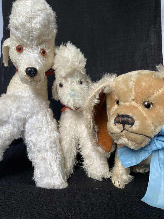 FADAP - Pluche speelgoed Dogs - 1930-1940 - Frankrijk, Antiek en Kunst, Antiek | Speelgoed