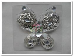 Butterfly Jewel Magneet Groen 6 cm, Huis en Inrichting, Woonaccessoires | Kunstplanten en Kunstbloemen, Nieuw, Ophalen of Verzenden