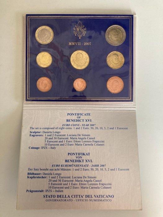 Vaticaan. Year Set (BU) 2007 (Zonder Minimumprijs), Postzegels en Munten, Munten | Europa | Euromunten