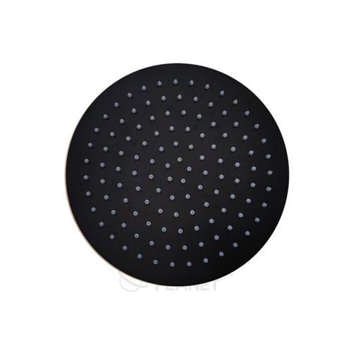 Sani Royal Douchekop Rond Mat Zwart 30 cm, Doe-het-zelf en Verbouw, Sanitair