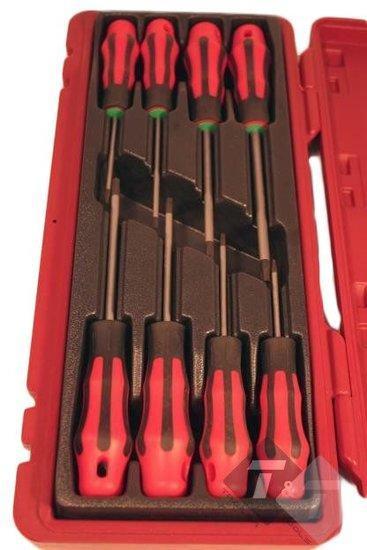 Torx Schroevendraaierset, 8 Delig, TT8,10,15,20,25,27,30 En, Doe-het-zelf en Verbouw, Gereedschap | Handgereedschap, Nieuw, Ophalen of Verzenden