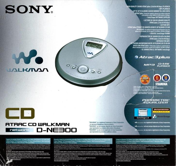 Sony D-NE300 Walkman CD-speler met MP3-ondersteuning (Nieuw, Audio, Tv en Foto, Overige Audio, Tv en Foto, Nieuw, Verzenden