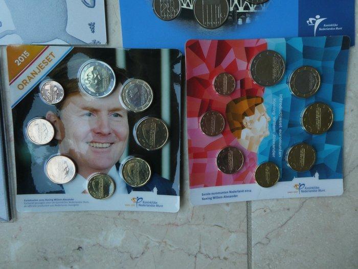 Nederland. 38 items met 174 verschillende munten (Zonder, Postzegels en Munten, Munten | Nederland