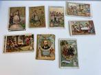 Frankrijk - Oude lot 61 Chromos Liebig en Chromos met, Verzamelen, Gelopen