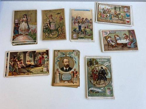 Frankrijk - Oude lot 61 Chromos Liebig en Chromos met, Verzamelen, Ansichtkaarten | Buitenland