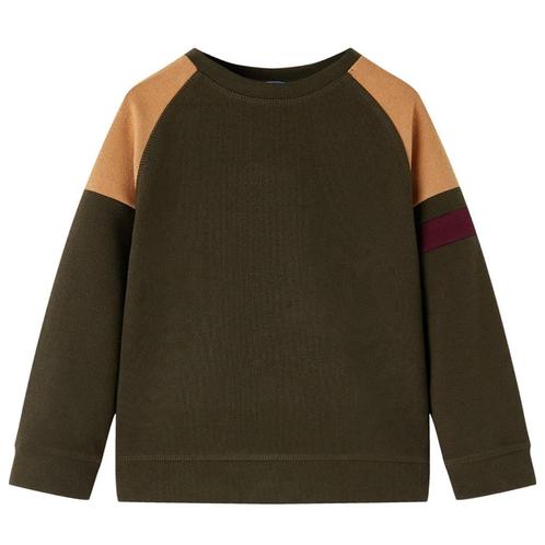 vidaXL Kindertrui 104 donkerkakikleurig en camel, Kinderen en Baby's, Kinderkleding | Overige, Nieuw, Verzenden