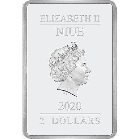 Niue. 2 Dollars 2020 Harry Potter™ - The Sorcerers Stone -, Postzegels en Munten, Munten | Europa | Niet-Euromunten