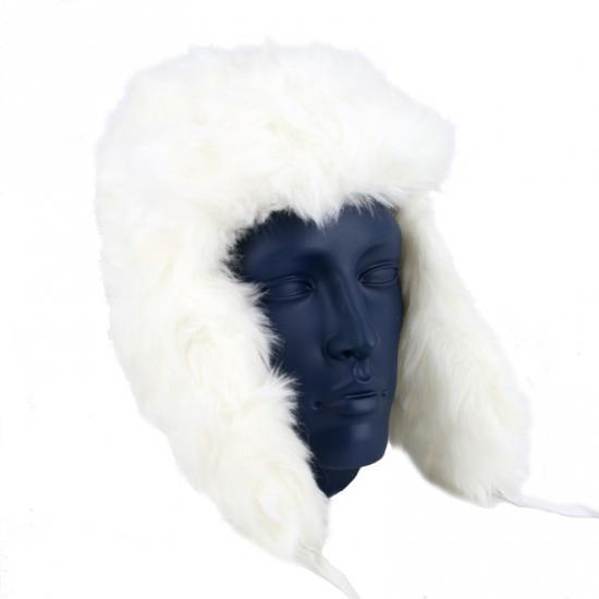 Witte Russische bontmuts polar - Bontmutsen, Kleding | Dames, Mutsen, Sjaals en Handschoenen, Ophalen of Verzenden