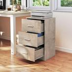 Nachtkastje - Ladekast slaapkamer - 37x34x67 cm - COSTWAY, Verzenden, Zo goed als nieuw