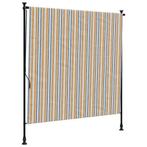 Rolgordijn Terras Geel/Wit 200cm - OP=OP! Profiteer Nu!, Huis en Inrichting, Ophalen of Verzenden, Nieuw, 200 cm of meer, 200 cm of meer