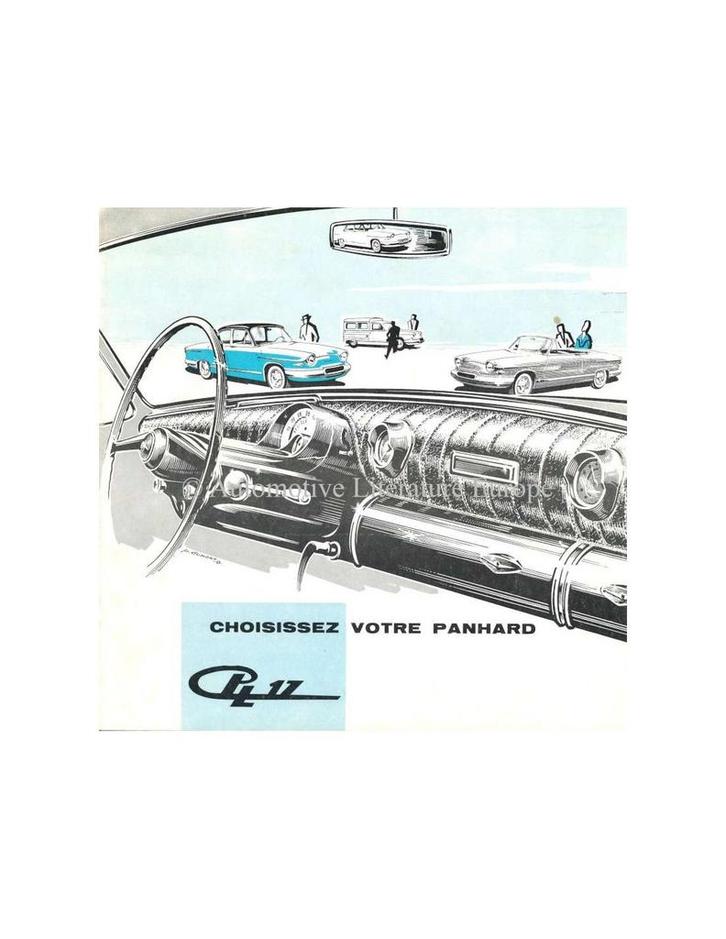 1961 PANHARD 17 BROCHURE FRANS, Boeken, Auto's | Folders en Tijdschriften