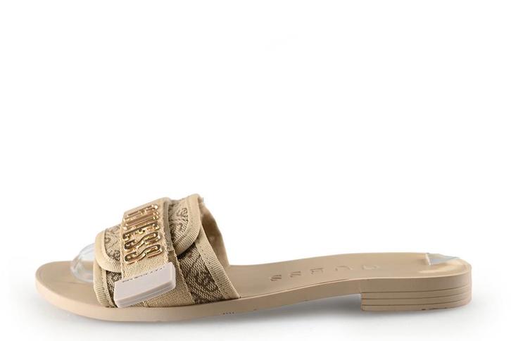 Guess Slippers in maat 37 Beige, Kleding | Dames, Schoenen, Beige, Zo goed als nieuw, Slippers, Verzenden