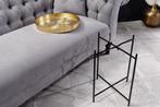Side table CASABLANCA 50cm messing afneembaar blad - 44343, Huis en Inrichting, Tafels | Sidetables, Ophalen of Verzenden, Nieuw