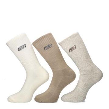 Skechers 3-Pack sokken voor heren in het Beige beschikbaar voor biedingen