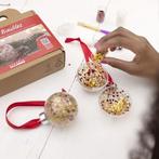 DIYkit Pakket Hobbyset Mini Hobbyset Kerstbal met pailletten, Ophalen of Verzenden, Nieuw