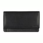 DSTRCT Leren Dames Harmonica Portemonnee RFID Zwart, Sieraden, Tassen en Uiterlijk, Portemonnees, Overige merken, Verzenden, Zwart