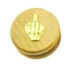 Houten Kruidengrinder Ø55mm Middelvinger, Ophalen of Verzenden, Nieuw