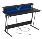 Bureau met LED, stopcontacten en monitorstandaard, Verzenden, Nieuw