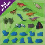 2dekans | KidzKraze® Dino Speeltuin Speelzand – 1,6 kg bruin, Ophalen of Verzenden, Zo goed als nieuw