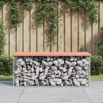 vidaXL Tuinbank schanskorfontwerp 103x44x42 cm massief, Tuin en Terras, Verzenden, Nieuw