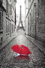 Poster Paris Umbrella Red 61x91,5cm, Verzenden, Nieuw, A1 t/m A3