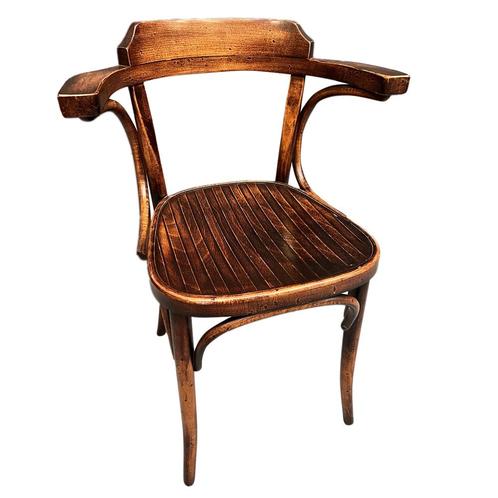 Occasion - Antiek look Thonet stoel met armleuning €75,-, Zakelijke goederen, Horeca | Overige, Ophalen of Verzenden
