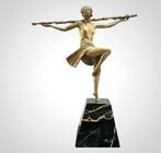 Le Faguays - sculptuur, Danseuse au thyrse - 33 cm - Brons,, Antiek en Kunst, Kunst | Designobjecten