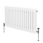 Traditionele 3 Kolom Radiator - 600 x 832mm - Wit, Verzenden, Nieuw